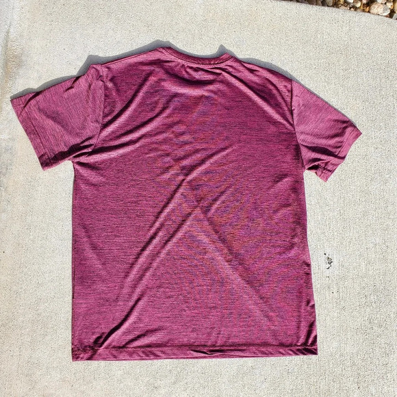 Power Forward Men's Burgundy Athletic Short Sleeve Top Size XL - Picture 11 of 11